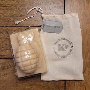 NWT K Bar Soap Company Firewatch Natural Grenade Soap